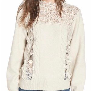 NWOT Nordstrom Rack Hinge Peasant Sweater